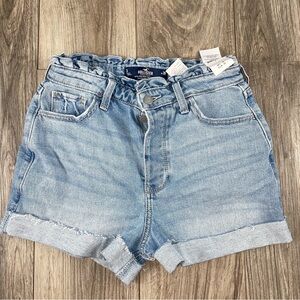 Hollister‎ Ultra High Rise Mom Shorts Vintage Stretch 3" New